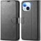 TUCCH Hülle für iPhone 15 5G Handyhülle TPU [Kartenfächer] [RFID Blocker] [Standfunktion] [Magnet] Stoßfeste Schutzhülle, Klapphülle Kompatibel mit iPhone 15 2023(6,1 Zoll), Schwarz