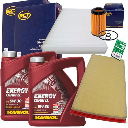 BandelOne enthält Filter Set Inspektions Satz Paket+10L Motoröl für Vito Viano Bus W639