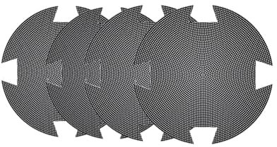 Nouveau Dust Screen pour PS5 Slim Console Dust Cover pour PS5 Slim Écran Anti-poussière pour Console avec Trous de Refroidissement (4pcs)