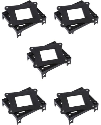 Tlilyy 5X Schwarz Kunststoff CPU-Luefterhalterung Basis Fuer Den Sockel 478
