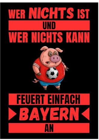 Anti-Bayern-Aufkleber Set 5x Sticker DIN A7 Gegen München Spruch Fußball Frankfurt Köln Nürnberg Fans Geschenk