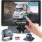 VASTEND Rückfahrkamera Set, 7 Zoll AHD 1080P Rückfahrkamera Kabel mit Touch Monitor, IP69 wasserdichte, Super Nachtsicht, Toter Winkel Warnung, für Auto, Wohnmobil, Wohnwagen, LKW(Enthält 32GB Karte)