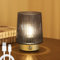 ULAROOM Cordless Lamp Rechargeable Battery Operated lamp, Glass Small Table lamp - Portable Dimmable Brightness Touch Wireless Bedside Lamp for Bedroom Kitchen Dining Home Living Room Decor Grey