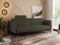 MKS MEBLE 3 Sitzer Sofa mit Schlaffunktion Schlafsofa mit Metallgestell Couch mit Schlaffunktion Bettsofa mit Großer Liegefläche von 200 L × 140 B - Grün Boucle - Salento