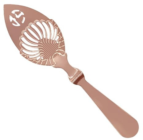 Absine Löffel - Silber -plattierter Absinth Löffel, Authentische Belle Époque Replik | Bitterfilterlöffel Mit Hohlem Design, Absinth Fountain Löffel Cocktail Baar Glas Tasse Trinkfilter Küchenstange W