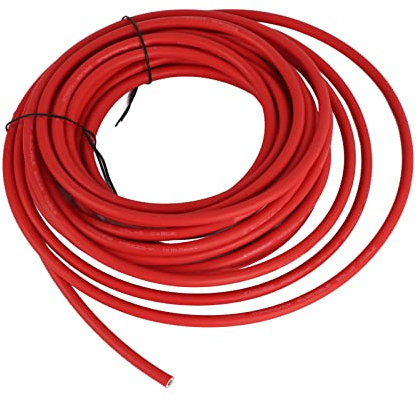 Gearwell Solar Panel Wire, PV Cable, Solar Conductor, Red 10mm² 10m for Off Grid Energy System, Photovoltaic Array Connection