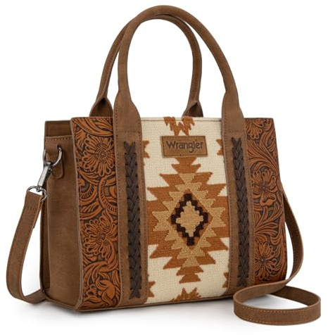 Montana West Wrangler Azteken-Tragetasche für Damen, Western-Schultertasche, Handtasche mit Tragegriff oben