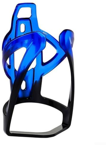 Porte-bidon résistant pour cyclistes compatible avec la plupart des modèles avec trous de cage standard (bleu)