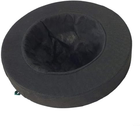 Alanmoship Borsa galleggiante per piante da giardino, diametro 25 cm, colore nero, per laghetti, giardini e piante acquatiche