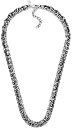 Armani Exchange Men's Stainless Steel necklace with lobster clasp closure