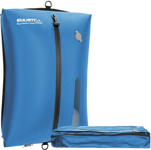 EULANT Sac de Voyage Sous Vide,Réutilisable Sacs Sous Vide pour Vêtements, Housses de Rangement pour Valise Sac à Dos Bagage à Main, avec IPX8 Étanchéité à l'air Zip