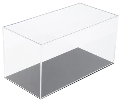 Model Car Display Case Clear Acrylic Display Case for Car Model Transparent Toy Car Organizer Collection Display Box Storage Case Showcase for Statues Figures Arts Car Model Vehicle (26cmx14cmx12cm)
