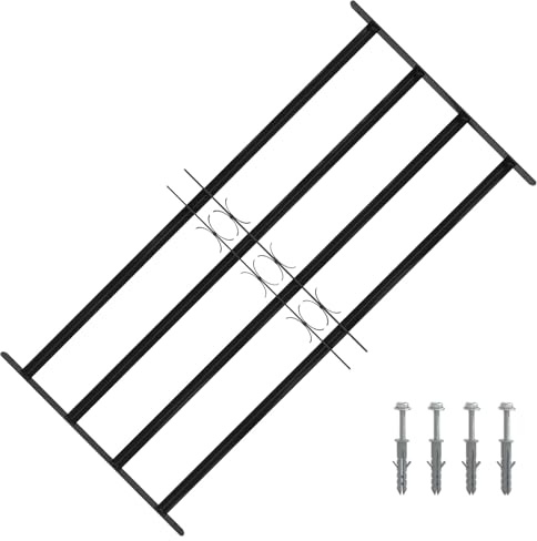 vidaXL Reja de Seguridad para Ventana 115 x 60 cm Acero Galvanizado