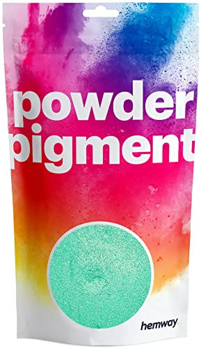 Hemway 50g / 1.75oz Metallic Jade Green Dye Pigment Powder | Luxury Premium Dye for Epoxy, Resin, Polyurethane Paint, Jewellery, Table Tops & Resin Floors | Colour Enhancement | Vegan & Toxin-Free