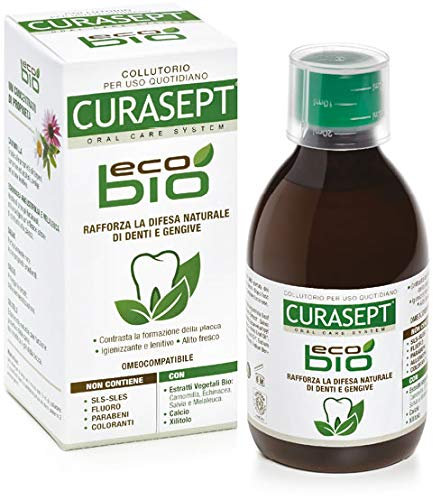 CURASEPT ECOBIO Natürliches Mundspülmittel ICEA zertifiziert homöökompatibel 300 ml
