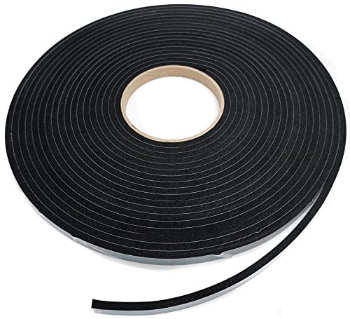 EPDM - Schaum Schwarz. Länge: 10 m auf Rolle. einseitig selbstklebend (9 mm x 5 mm)