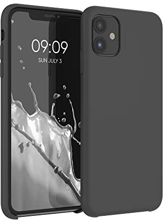 kwmobile Case Compatible with Apple iPhone 11 Case - TPU Silicone Phone Cover with Soft Finish - Coffee