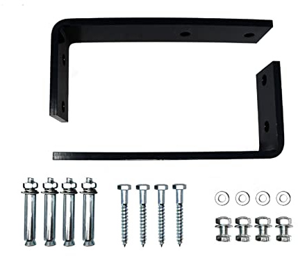 ALEKO Awning Ceiling Bracket for Half Cassette Awnings | Dark Gray | Set of 2