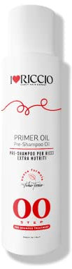 I Love Igel Primer Oil Pre-Shampoo feuchtigkeitsspendend und pflegend für lockiges Haar mit natürlichen Ölen von Argan, Macadamia, Jojoba, Mandeln und Olive, pflegt die Locken vor dem Waschen, 100 ml