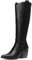 DREAM PAIRS Donna Stivali Alti al Stivali Alti con Tacco A Blocco Donna Casual Boots Stivali da Donna,Size 41,Nero/Pu,SDKB224W