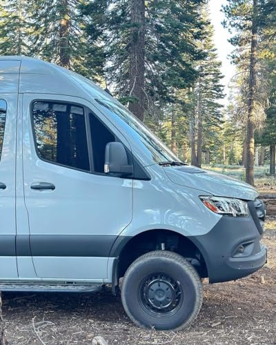 White Top Adventures Bug-out 2.0 - Rejilla de ventilación para Ventana de Furgoneta Mercedes Sprinter 2007 en adelante. Se Vende como Juegos