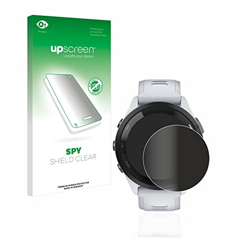 upscreen Anti-Spy Blickschutzfolie für Garmin Forerunner 265 (46 mm) Made in Germany, Privacy Screen-Folie [Sichtschutz, Blaulichtfilter]