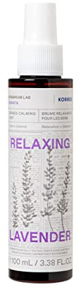 KORRES RELAXING LAVENDER Spray mit beruhigendem Lavendelduft, vegan, 100ml | für Kissen & Body, kreiert ein entspannendes Abendritual, mit Lavendelextrakt, für eine beruhigende Atmosphäre