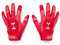 Under Armour Jungen F9 Nitro Fußballhandschuhe, (600), Rot/Beta/Metallic Silber, Größe S