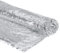 PATIKIL Pailletten Stoff Meterware 150cm x 3.6m Silber, Glitzernder Paillettenstoff, Netzstoff, Polyester, Halloween-Motiv