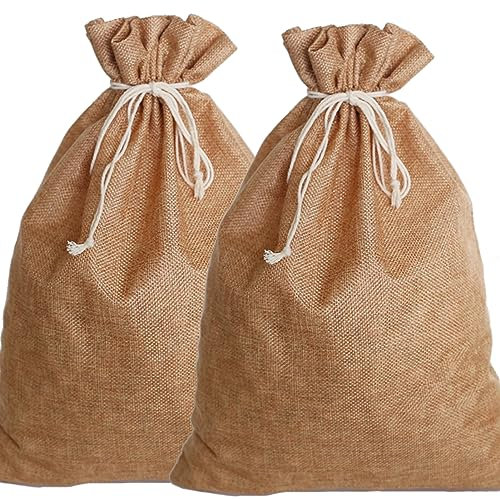 DAHI Jutesäckchen Adventskalender Säckchen Geschenke für Hochzeit Verlobung Adventskalender