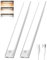 KALAHOL 2024 Unterbauleuchte Küche LED mit Bewegungsmelder, 126 LED, 3 Sensormodi, Stufenloses Dimmbar, USB Wiederaufladbar, Drei Farbtemperaturen, für Kleiderschrank Treppe (2 Stück, 30CM)