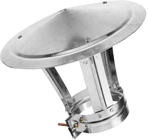 OFFSCH Regenschutz Schornsteinhaube Aus Eisen Dachregenkappe Für Schornsteinkanäle Regenfeste Schornsteinabdeckung Mit Kälte Und Druckbeständigkeit Hochwertige Verarbeitung Und Stabile Fu