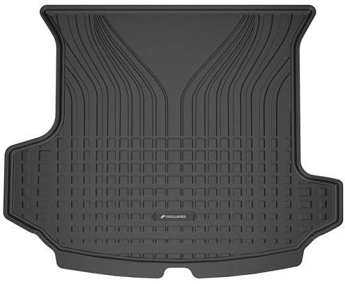 Walser Premium Kofferraumwanne für Skoda Kodiaq 10/2016-Heute, 100% passgenaue Kofferraum Schutzmatte - Made in EU, robuste Antirutschmatte Auto, Antirutschmatte Kofferraum