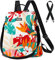 Fmeida Damen Rucksack Elegant Handtasche diebstahlsicher Taschenrucksack 2 in 1 Groß Rucksacktasche Wasserdicht Backpack Shopper Schultertasche Daypacks Tropischer Regenwald