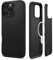CYRILL by Spigen Kajuk Mag Case Compatible with iPhone 16 Pro (2024), Premium Vegan Leather Case [Compatible with MagSafe] - Black
