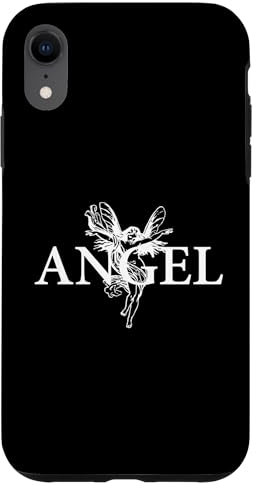 Hülle für iPhone XR Engel mit Feengeist Flügeln in Weiß