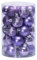 Ekakashop 34PCS Set Weihnachtskugeln, 4CM Weihnachtskugel Boxed Matt Glänzend Ball Weihnachten Anhänger Party Christbaumschmuck Weihnachtsbaumschmuck Weihnachtsbaumkugeln, Helles Lila