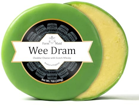 InterCheese | Single Wee Dram Cheddar Cheese Truckle with Scotch Whisky (200g)