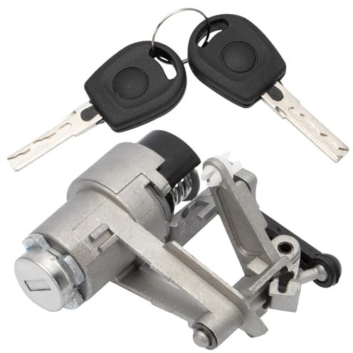 Heck Hecktürschloß FÜR FÜR Golf FÜR GIV FÜR Lupo FÜR Sitz FÜR Arosa 1997-2006 Zubehör 1J6827297G Auto Heckklappe Trunk Boot Schließzylinder Mit 2 Schlüsseln Kofferraumschloss