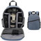 Zaino per borsa fotografica,Borsa per fotocamera DSLR grande impermeabile con doppia tracolla - Zaino DSLR, zaino da viaggio per fotocamera, custodia fotografica per fotocamere reflex DSLR, obiettivi,