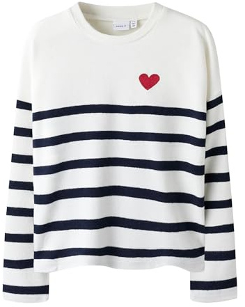 Name IT Mädchen Nkfline Ls Knit Ps Noos Nkfline Ls Knit Ps Noos (1er Pack)