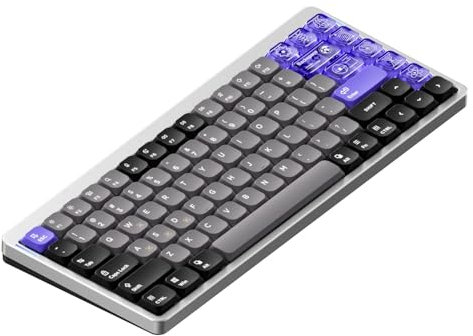 nuphy Air75 HE Rapid Trigger Gaming Keyboard,Hall Effect keybaord,84 Keys 75% Layout Adjustable Actuation Esports Wired Magnetic Switches Keyboard,RGB HotSwap Low Profile Keyboard