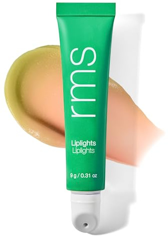 RMS Beauty Liplights Chameleon – pH-Adjusting Lip Gloss & Volumizing Treatment – Transforms to Personalized Pink – 24-Hour Hydration – 100% Recyclable Artist Tube – 0.3 oz