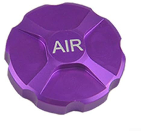 Gas Valve Cover for Front Fork Cap for PROTECTION Lightweight Aluminum Alloy (purple)