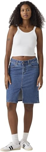 Levi's Damen Jeansrock mit Stretch-Anteil, Low Waist