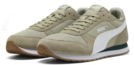 PUMA Erwachsene ST Miler Sneakers 45, Lux Army White Gum Green Beige