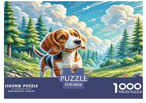 Cavalier King Charles Spaniel Jigsaw Puzzle 1000 Pièce Für Erwachsene Herausforderende Puzzles Geschenke Für Erwachsene 100% Recycelter Karton Heimdekoration 38x26cm/1000pcs