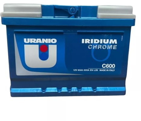 batteria 60 ah uranio iridium c600-60 ah 600a en