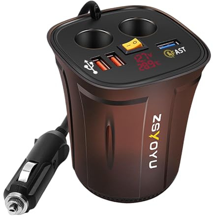 Multiport-USB-Autoladegerät – Netzadapter für Digitale Bildschirme