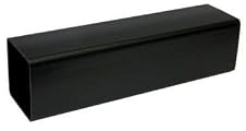 FloPlast Square Downpipe - 65mm x 4mtr Black